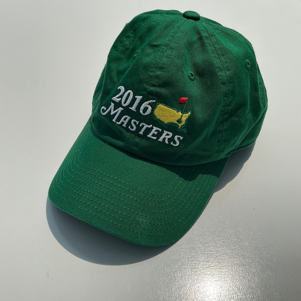 2016 Masters Golf Hat Green Augusta National Adjustable Cap RARE